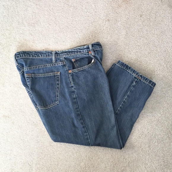 Gap Capri Jeans Pants Blue Denim Size 8 - Picture 4 of 7